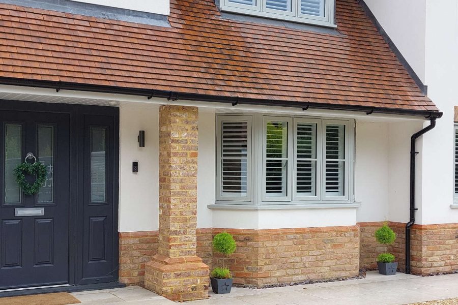 Recent shutter work example
